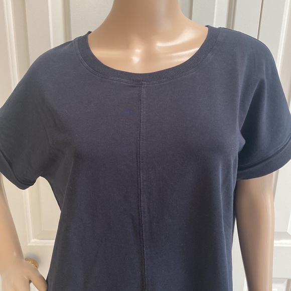 Green Tea Womens Oversized M Black Short Sleeve Tee Shirt. So soft. - Picture 2 of 9